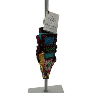 Christopher‎ Radko "Times Square 2000 – Happy New Year" Ornament (99-284-0) Vtg